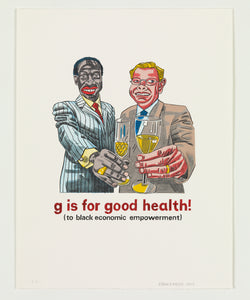 "G is for Good Health!" (Anton Kannemeyer, 2008)