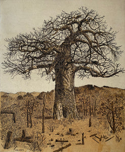 "Baobab Tree" (Anton Kannemeyer, 2024) (colour)