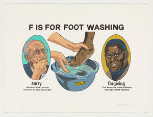 "F is for Foot Washing" (Anton Kannemeyer, 2008)