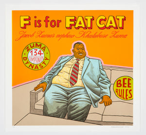 "F is for Fat Cat" (Anton Kannemeyer, 2014)